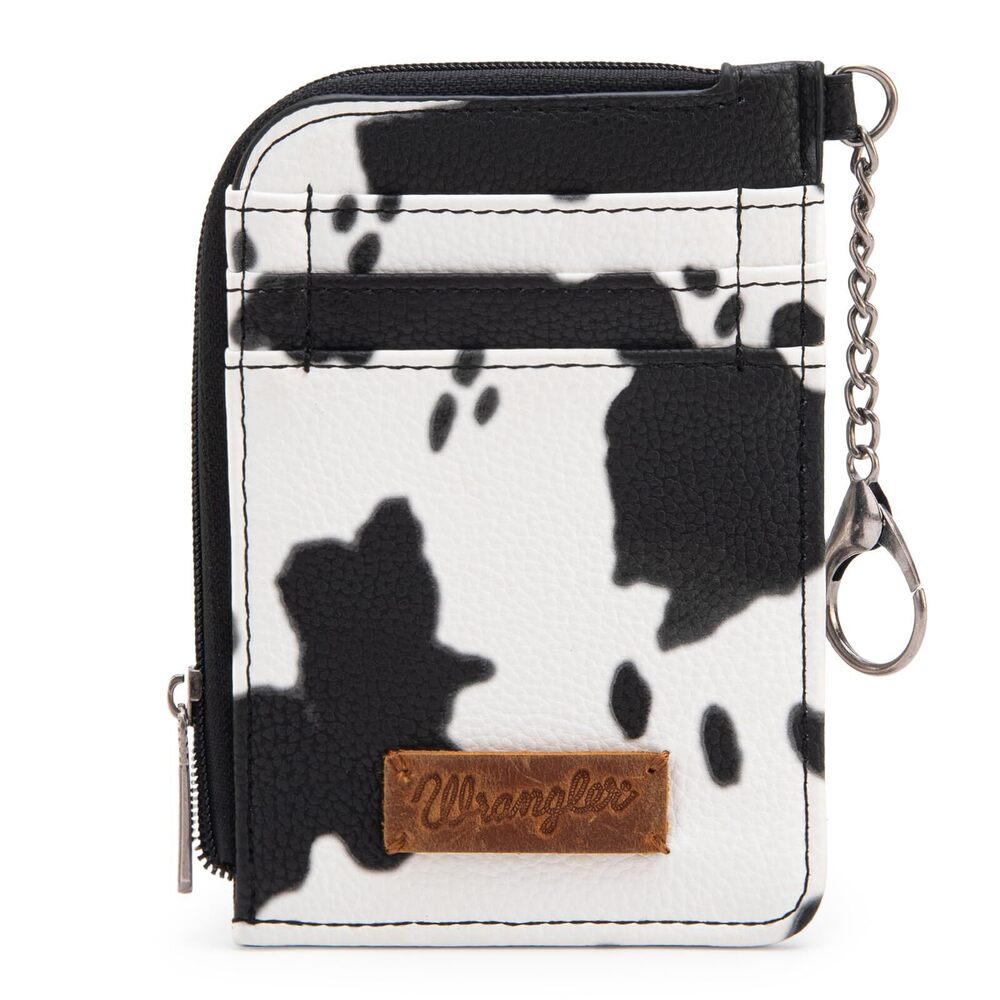 4952 Wrangler Horsehair Card Wallet Cowhide Credit Card Holder Rustic